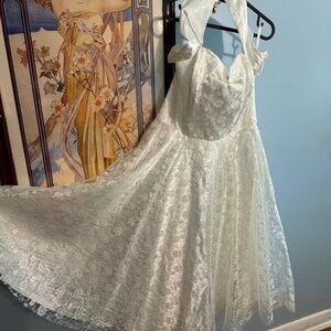 Rare boutique collectible pinup retro Vivien Holloway hot swing dress